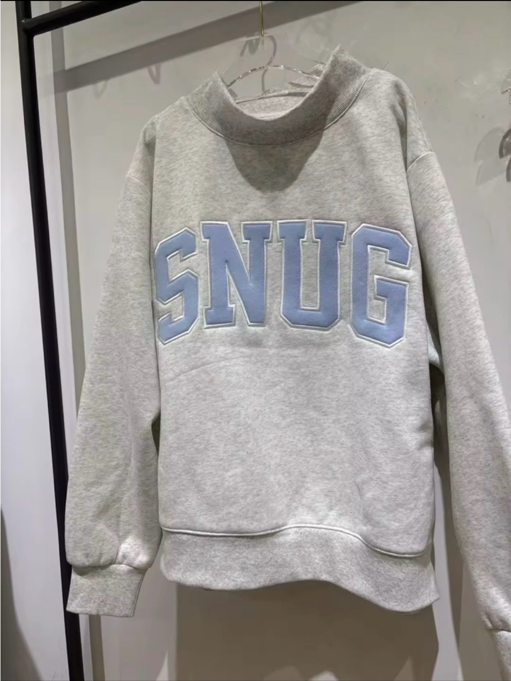 SNU Logo Cream Pullover Sweater